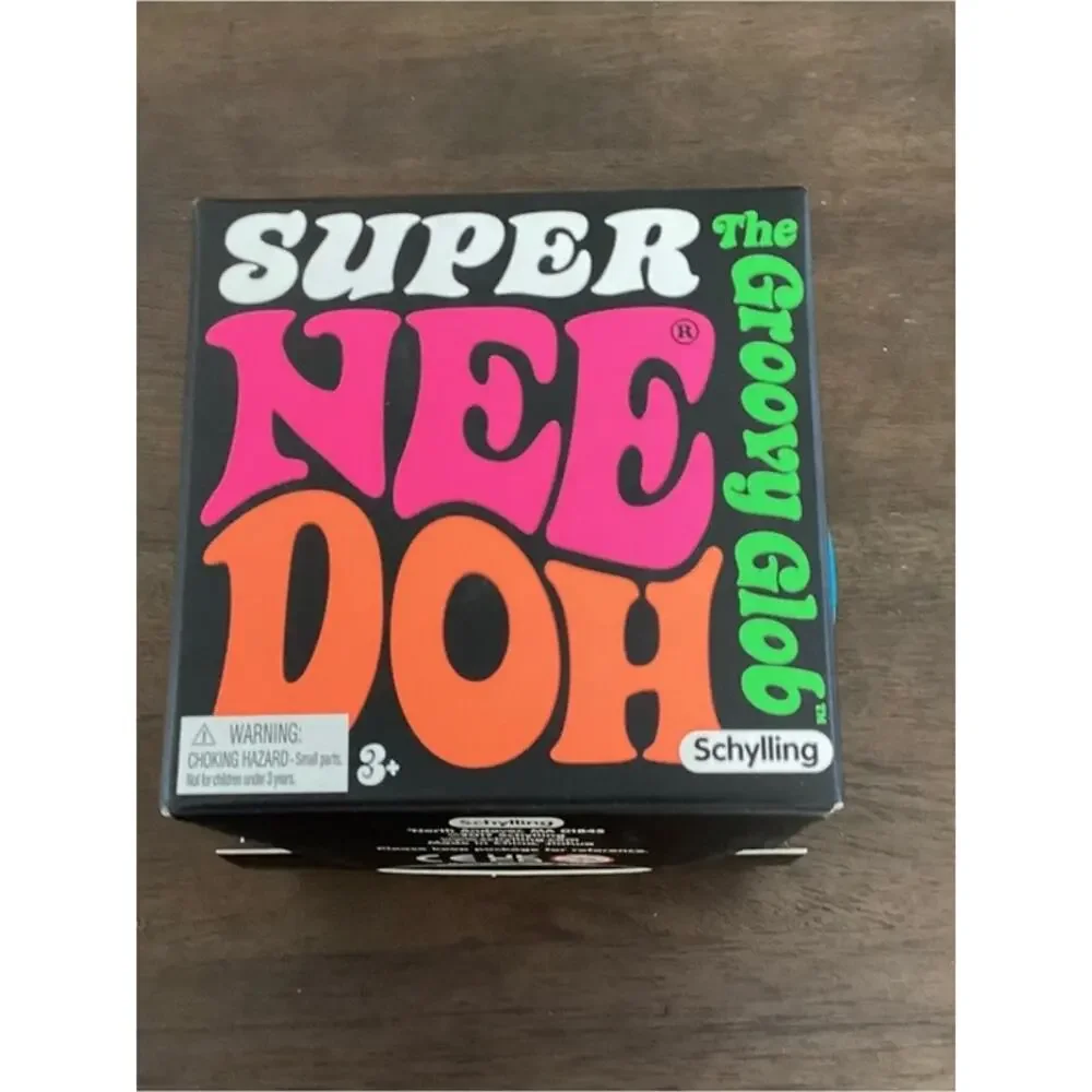 Super NeeDoh - The Groovy Glob | Giant Original Sensory Squish | GREEN - NIB!
